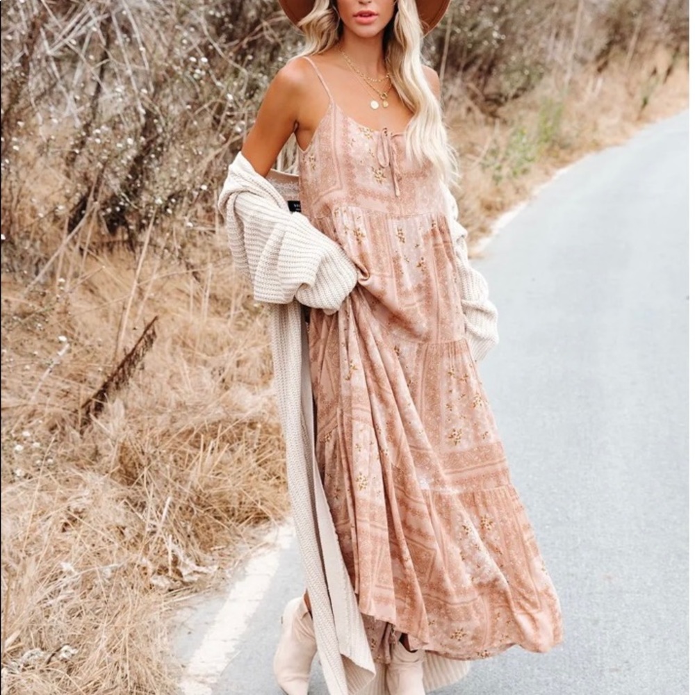 Half moon printed maxi dress from Vici